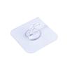 Gancho de Cuerno de Cristal Sin Costuras Gancho Inferior Gancho Adhesivo Sin Perforaciones Gancho de Plástico Gancho para Ropa de Baño Cocina