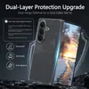 Adequado para Capa de Celular Samsung Zfold8Ultra, Proteção Magnética do Eixo Central, Anti-Queda, Capa Protetora de Couro Liso para iPhone Duo