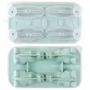 Bandeja de Hielo Popular de Silicona con Forma de Dinosaurio Transfronteriza Molde de Silicona 3D de Godzilla Caja para Hacer Hielo DIY de 4 Cavidades para Uso Doméstico en Stock