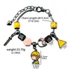 Collar Ghost Blade de anime carbón Zhilang you beans collar del equipo Seven Kill cos metal llavero colgante