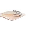 Nuevo Comercio Exterior Europeo y Americano PVC Transparente Hebilla Cuadrada Sandalias Traseras Vacías Zapatos de Moda de Tacón Fino de Punta Elegante para Mujer
