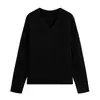 Suéter de Tricô Trançado com Gola V Retrô para Mulheres, Cardigã Solto Curto de Tricô Grosso, Blusa Elegante de Manga Longa para o Dia a Dia