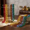 Venta al por mayor 10/14 mm Agujero Recto Cuentas de Cristal Flor de Ciruelo Accesorios para Pulseras DIY Accesorios para Ropa y Otros Materiales Cuentas Sueltas de Vidrio