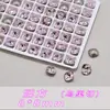 Lote Completo de Puntas de Manicura K9 Rosa Claro de Alta Calidad, Diamante Inferior Completo, Brillo Especial para la Punta del Dedo, Diamante de Vidrio Decorativo para Manicura