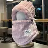 Moda Ciclista Gorro de Polar Gorro Térmico Máscara Facial Completa 2025 Artefacto Térmico Cremallera Protectora Unisex Modelo Popular