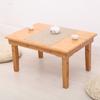 Mesa dobrável de bambu Kang Mesa Kang Mesa de centro estilo japonês Tatami Mesa de cama Portátil Household Small Apartment Mesa de jantar baixa