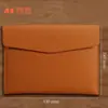 Amazon Bolsa de Documentos Grande Capacidad A4 Bolsa de Información de Cuero Bolsa de Documentos para Oficina de Negocios LOGOTIPO Imprimible