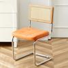 Silla de ratán silla nórdica de madera maciza para el hogar silla de comedor de diseño silla de mediados de siglo silla de celebridad de Internet cafetería hotel ocio silla ins