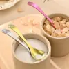 Cuchara de Titanio Puro, Cuchara de Flor de Hielo de Gama Alta, Cuchara de Café, Cuchara de Mesa para el Hogar, Cuchara para Condimentos, Vajilla para Acampar al Aire Libre, Cuchara para Sopa