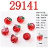 Brinquedo de Comida Maçã Colorida Realista Tridimensional Pingente de Fruta Brincos Doces Fofos Feitos à Mão Pulseira Acessórios DIY