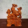 Ornamentos Esculpidos em Jacarandá com Três Ovelhas para Sala de Estar, Entrada da Casa e Decoração de Escritório com as Doze Ovelhas do Zodíaco