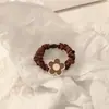Cuerda para el pelo de flor pequeña de temperamento simple, cuerda para la cabeza, estilo femenino, coleta de pelo, anillo para el pelo de intestino delgado, accesorios para el pelo estilo japonés