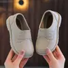 Zapatos Planos Infantiles Suela Suave Campus Performance Estilo Británico Planos Traje Zapatos de Primavera para Niños Zapatos de Cuero Negros para Niños Guapos