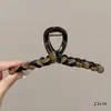 Elegante pinza de garra floral para peinado semi-recogido, nuevo modelo 2026 para mujer, pinza de tiburón de tamaño mediano para la parte trasera de la cabeza, accesorio para el cabello