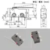 Microinterruptor Pequeño KW12 Límite de Recorrido KW11-3Z Autoreestablecimiento KW4AS Accionamiento por Pulsador Punto de Contacto 2 Pines