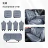 Adecuado para cojín de asiento de coche BMW Serie 3 Serie 5 Serie 7 Serie 3 Serie 5 X1 X3 X5 X7 Cuatro estaciones Cuero Nappa Transpirable Cojín de asiento