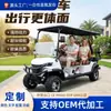 Veículo Turístico Elétrico de Quatro Rodas Transfronteiriço, Carro Elétrico para Transporte de Hotel, Veículo Turístico com Leitura de Código QR para Pontos Turísticos, Carrinho de Golfe