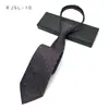 Gravata Gratuita Vestido Masculino Gravata de Negócios Roupa Profissional de Estudante com Zíper Preguiçoso Estilo Coreano para Casamento de Noivo