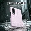 Capa de Celular Samsung ZFold8 com Padrão Ondulado Nova Capa Protetora Dobrável Larga Eixo Central Duplo Magnético Integrado Capa de Cobertura Total