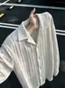 Camiseta Cubana Vazada Estilo Vintage Transfronteiriça, nova coleção primavera/outono, unissex, cor sólida, modelagem solta, camisa de malha de manga comprida