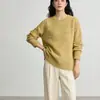 Nova coleção Outono/Inverno 2026: Malha deslumbrante em estilo coreano, sem esforço chique, macia e aconchegante para usar em camadas ou sozinha, moderna para mulheres