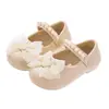 Sandalias de Princesa para Niñas Verano Nuevos Zapatos Tipo Gorro para Niños Zapatos de Primavera y Otoño para Bebé Suela Suave Lazo Zapatos de Moda