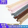 En Stock Al Por Mayor Cremallera Invisible Sbs Cremallera para Pantalones de Nylon Cremallera de Extremo Cerrado Colorida Talla 3 para Bolsos, Ropa, Pantalones