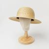 Sombrero de paja de paja de ala ancha de cúpula nuevo para primavera y verano para niños, para viajes al aire libre, playa, orilla del mar, protección solar, sombrero de paja de ala grande