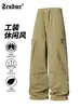 Pantalones Cargo de Pareja para Primavera y Otoño Nuevos Casuales Deportivos al Aire Libre Pantalones de Paracaidista de Asalto Pantalones Anchos Holgados para Hombres y Mujeres