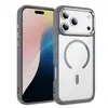 Capa de celular para iPhone 18 Pro/17/16, capa protetora magnética transparente anti-queda adequada para iPhone