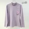 45-65kg Zhongling DeRong camiseta térmica de manga larga suave y versátil cepillada por ambos lados para ir al trabajo 826