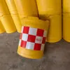Balde Anti-Colisão Rotomoldado 60*80 Balde Refletivo Balde de Isolamento de Advertência Construção Bloqueio de Estrada Preenchido com Água Balde Anti-Colisão de Estrada Espessado