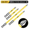Conjunto de Ferramentas Durável Ultra-Duro Resistente a Impacto para Furadeira Elétrica e Chave de Fenda com Pontas Phillips Fortemente Magnéticas Antiderrapantes