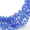 Agujero Horizontal Cristal de Fresa Cristal Facetado Cuentas Sueltas Bombilla de Luz Perlas Destellantes Accesorios para Joyería Hecha a Mano DIY Decoración Colgante para Coche