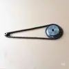 Acessórios para máquina de salsicha grelhada, máquina de espeto com giro automático, engrenagem de roda dentada de motor de transmissão feita à mão, corrente de máquina de churrasco