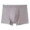 Ropa interior de algodón para hombre de cintura media para verano, talla grande holgada, transpirable, boxers juveniles, pantalones de cuatro esquinas a rayas para niños