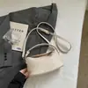 Bolsa de Ombro Estilo Coreano Preguiçoso Chique Personalidade, Bolsa Quadrada Pequena Fresca e Estilosa, Bolsa Transversal da Moda Trendy Ins para Trabalho e Deslocamento