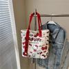 Bolsa de Lona para Gatos, Bolso de Hombro de Gran Capacidad, Bolsa de Compras Portátil, Bolsa de Mamá, Hello Kitty de Venta Caliente Transfronteriza