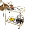 Carrito de Bebidas para Hotel, Carrito de Comida Estilo Europeo, Restaurante de Hot Pot, Bar, Restaurante, Carrito de Entrega de Comida KTV, Carrito de Pasteles para el Hogar