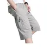 Colección de Verano 26 Años de Shorts de Algodón para Hombre de Mediana Edad, Delgados Casuales de Playa Sueltos Talla Grande de Longitud Media para Papá, Venta al por Mayor Disponible