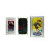 Baralho de Tarot Dourado Waite Carta de Tarot Tarot Impressão Colorida Carta de Tarot PVC Impermeável Jogo de Mesa de Tarot Toalha de Mesa
