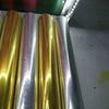 Pegatinas instantáneas doradas y plateadas papel tapiz autoadhesivo de PVC papel tapiz guardería dormitorio pegatinas instantáneas letras renovación pegatinas de color sólido