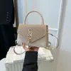 Bolso Cruzado Trendy para Mujer 2025 Nueva Moda Simple Hombro Personalizado Bolso Cuadrado Pequeño