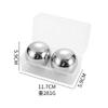 Acero Inoxidable 304 Bola de Hielo Cubo de Hielo Grande Bebida Helada Whisky Helado Piedra de Hielo Vino Helado Redondo 38 55mm Metal Congelación Rápida