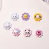 Desenho Animado Flor Estilo Japonês Sanrio Gatinha Kt Decorações para Unhas Resina Pequenos Acessórios Brincos DIY Acessórios de Unha Vestíveis