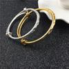 Pulseira Fina Gympani Push-Pull Liga Prata Imitada Estilo Étnico Boêmio Pulseira Adulto Presente de Atividade