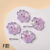 Parches de resina luminosos, accesorios de pegamento en crema, materiales para accesorios de cabello hechos a mano, lentejuelas, pequeños accesorios de resina de dibujos animados del océano recortados