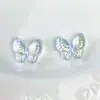Acrílico Transparente UV Borboleta Fantasia Voando Forma Especial Contas DIY Corrente de Celular Chaveiro Acessórios de Joia Material