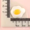 Funda de Teléfono con Pegamento Cremoso y Juguetes de Comida Realistas, Accesorios de Resina de Huevo Frito y Huevo Pochado, Accesorios para el Cabello DIY, Imanes para Nevera al por Mayor