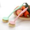 Cepillo Lavaplatos de Sisal Antiadherente para el Hogar Cepillo de Fibra Vegetal Cepillo para Limpiar Ollas de Arroz Olla Cepillo de Cocina Bola Larga de Alambre de Acero